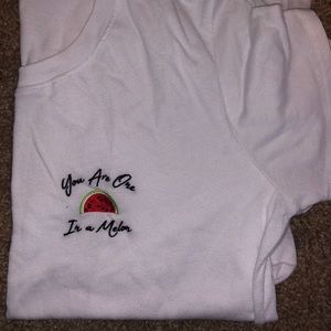 White Embroidered T-Shirts